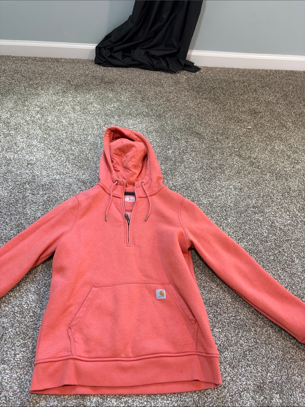 Carhartt Coral Hooded Quarter-Zip Pullover